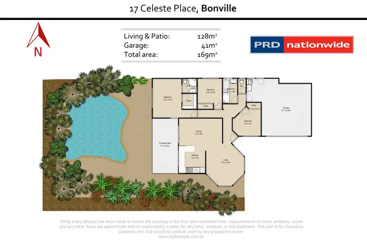 Floorplan of Homely house listing, 17 Celeste Place, Bonville NSW 2450