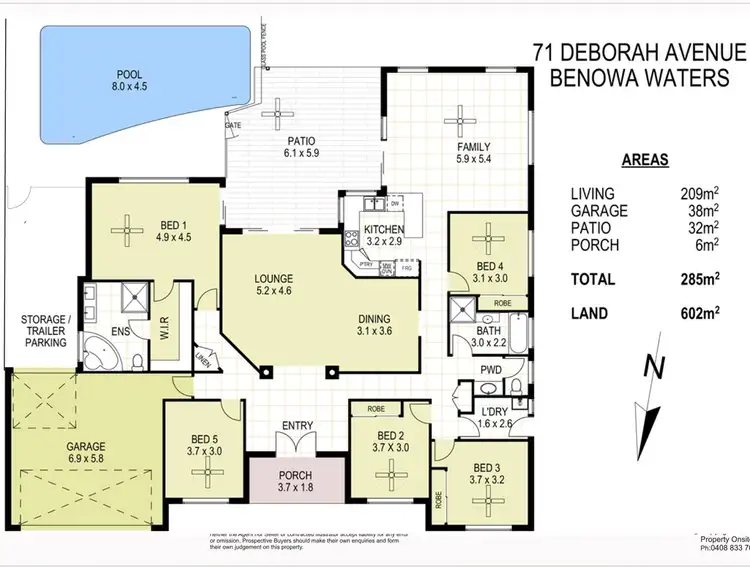 Floorplan of Homely house listing, 71 Deborah Avenue, Benowa Waters QLD 4217