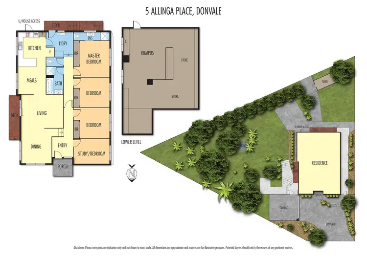 Floorplan of Homely house listing, 5 Allinga Place, Donvale VIC 3111