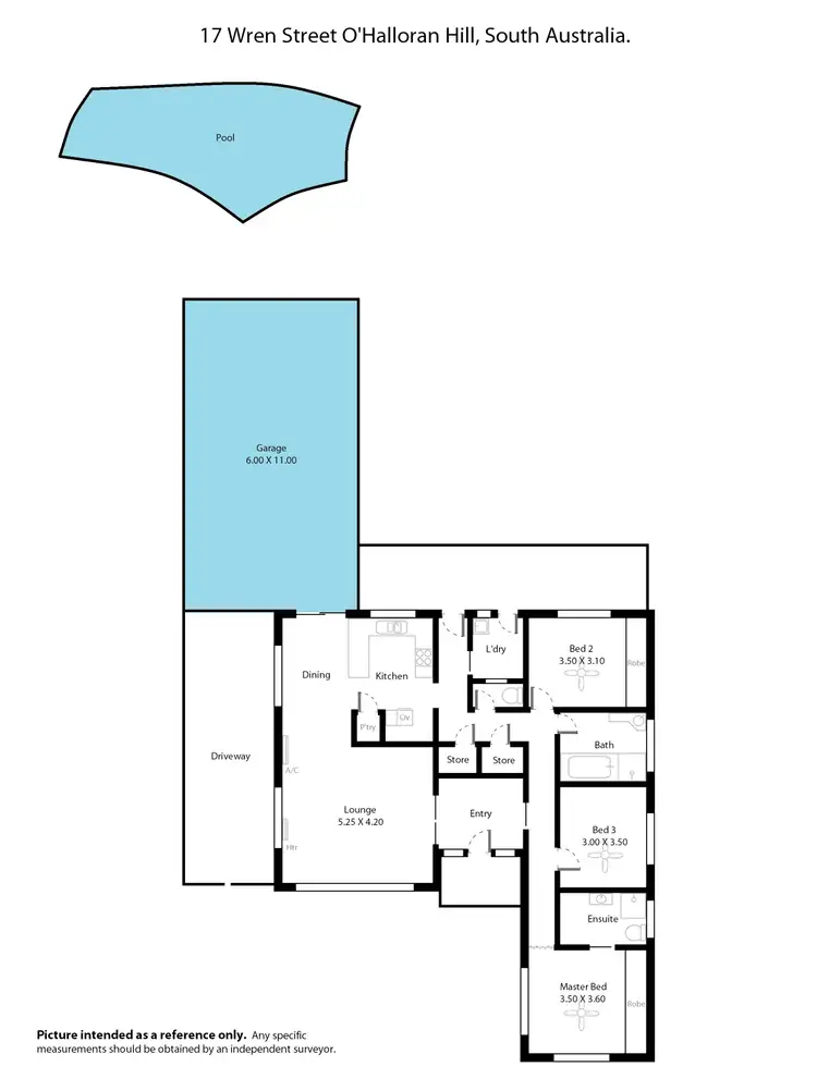 Floorplan of Homely house listing, 17 Wren Street, O'halloran Hill SA 5158