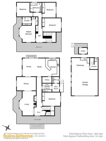 Floorplan of Homely house listing, 195 Wolfes Road, Leslie Vale TAS 7054