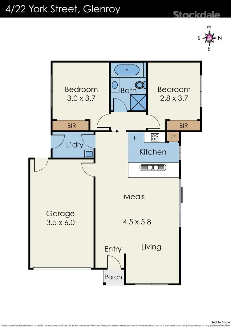 Floorplan of Homely villa listing, 4/22 York Street, Glenroy VIC 3046