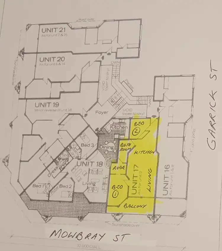 Floorplan of Homely unit listing, 17/15-17 Garrick Street (Beach Terraces), Port Douglas QLD 4877