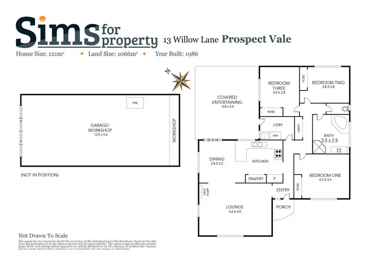 Floorplan of Homely house listing, 13 Willow Lane, Prospect Vale TAS 7250
