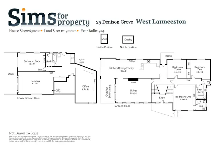 Floorplan of Homely house listing, 25 Denison Grove, West Launceston TAS 7250