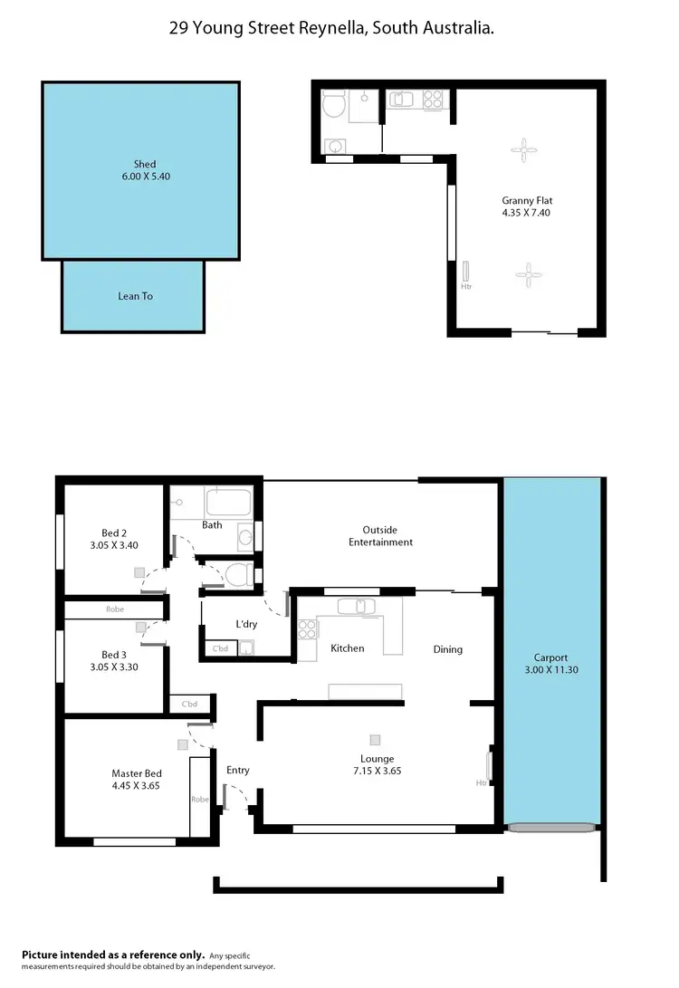 Floorplan of Homely house listing, 29 Young Street, Reynella SA 5161