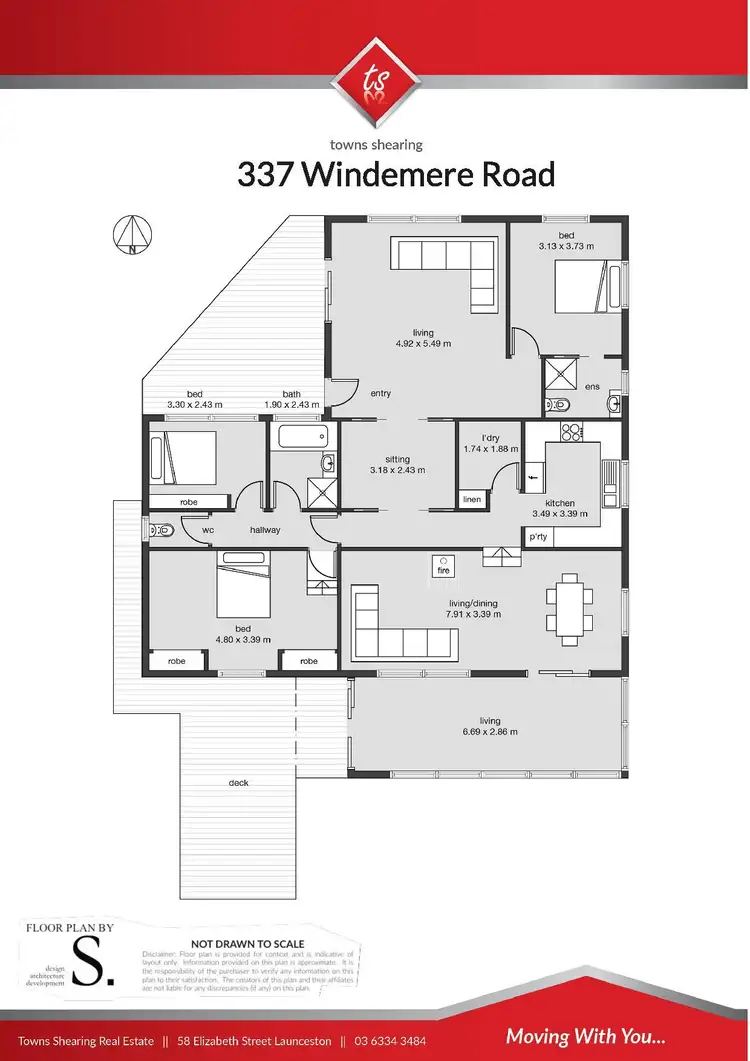 Floorplan of Homely house listing, 337 Windermere Road, Windermere TAS 7252