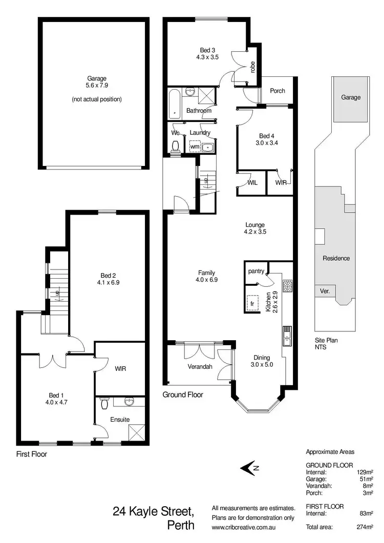 Floorplan of Homely house listing, 24 Kayle Street, North Perth WA 6006