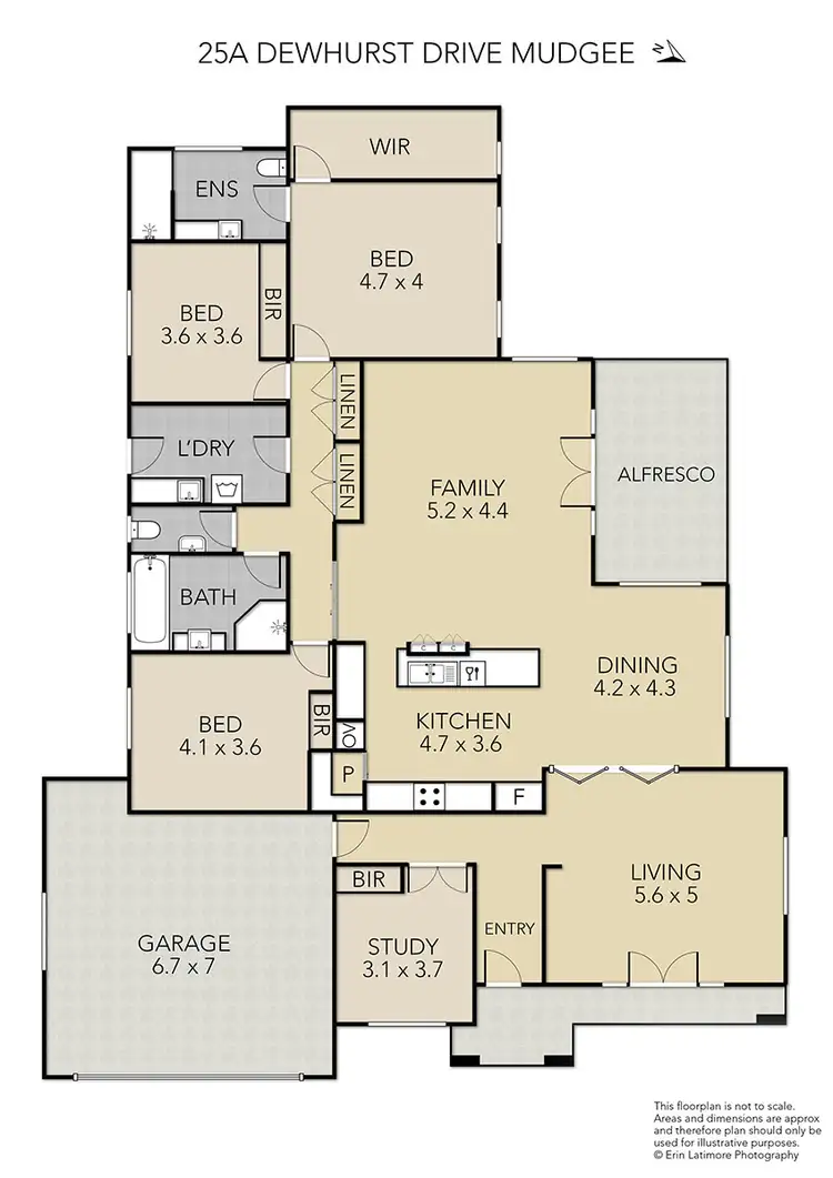 Floorplan of Homely house listing, 25A Dewhurst Drive, Mudgee NSW 2850