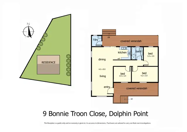 Floorplan of Homely house listing, 9 Bonnie Troon Close, Dolphin Point NSW 2539