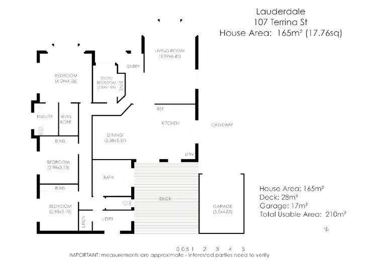 Floorplan of Homely house listing, 107 Terrina Street, Lauderdale TAS 7021