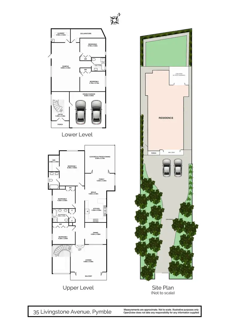 Floorplan of Homely house listing, 35 Livingstone Ave, Pymble NSW 2073