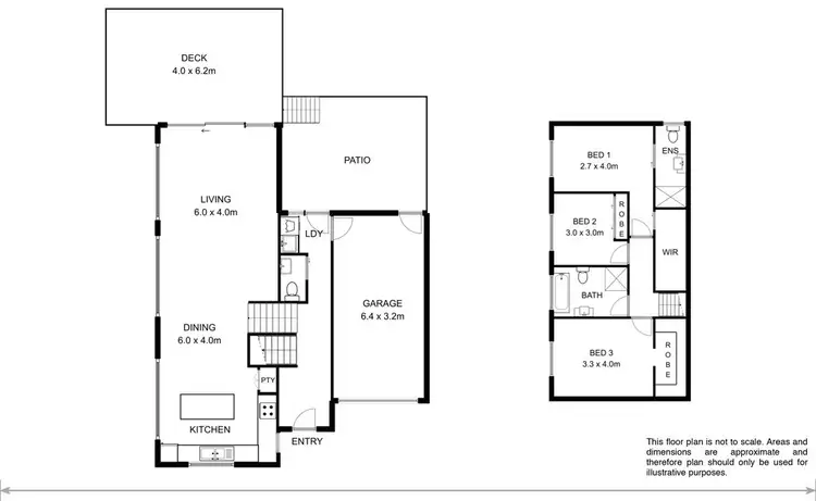 Floorplan of Homely townhouse listing, 3/8 Vienne Drive, Howrah TAS 7018