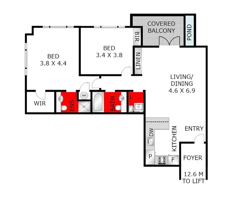 Floorplan of Homely house listing, 7/61 Brougham Street, Geelong VIC 3220