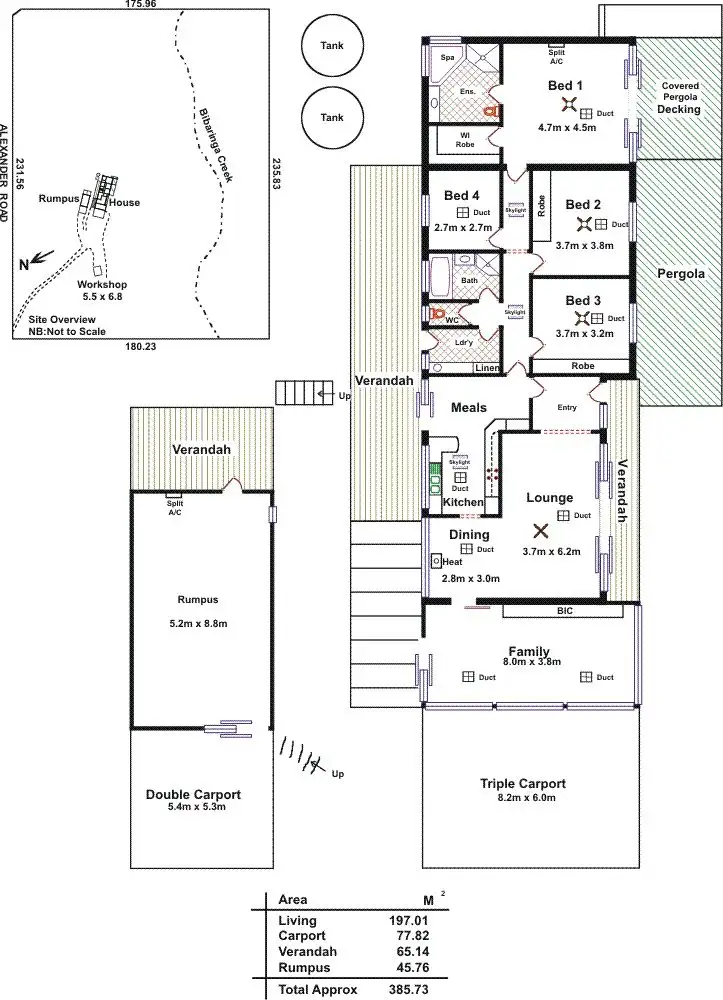 Floorplan of Homely house listing, 166 Alexander Avenue, Bibaringa SA 5118