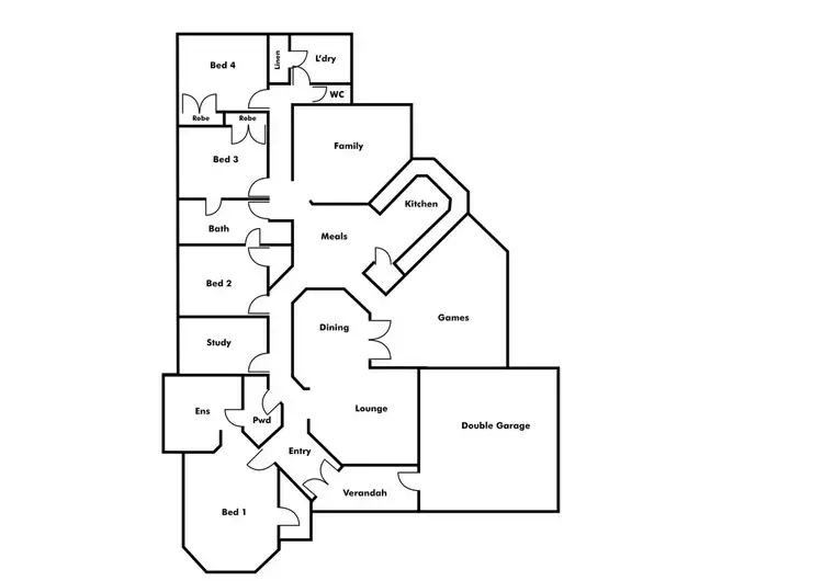 Floorplan of Homely house listing, 1 Henrietta Court, Coogee WA 6166