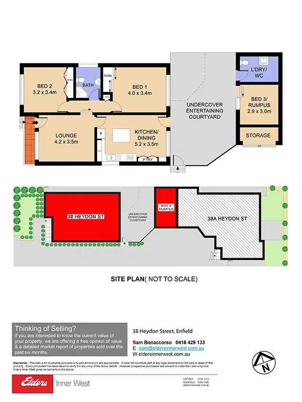 Floorplan of Homely house listing, 38 Heydon Street, Enfield NSW 2136