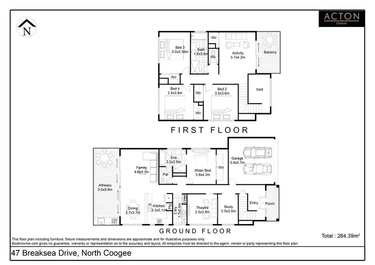 Floorplan of Homely house listing, 47 Breaksea Drive, North Coogee WA 6163