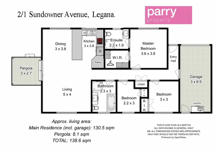 Floorplan of Homely unit listing, 2/1 Sundowner Avenue, Legana TAS 7277
