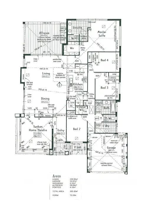 Floorplan of Homely house listing, 16 Holloways Ridge, Secret Harbour WA 6173