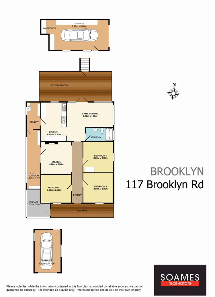 Floorplan of Homely house listing, 117 Brooklyn Road, Brooklyn NSW 2083