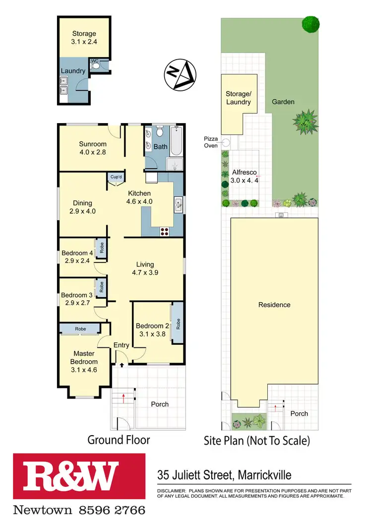 Floorplan of Homely house listing, 35 Juliett Street, Marrickville NSW 2204