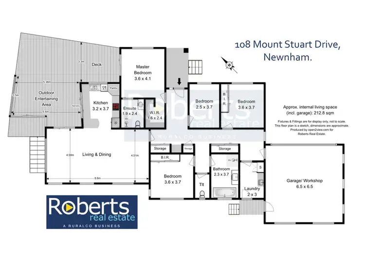 Floorplan of Homely house listing, 108 Mount Stuart Drive, Newnham TAS 7248