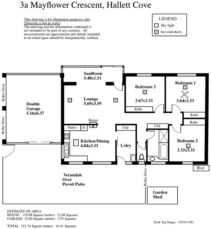 Floorplan of Homely house listing, 3a Mayflower Crescent, Hallett Cove SA 5158