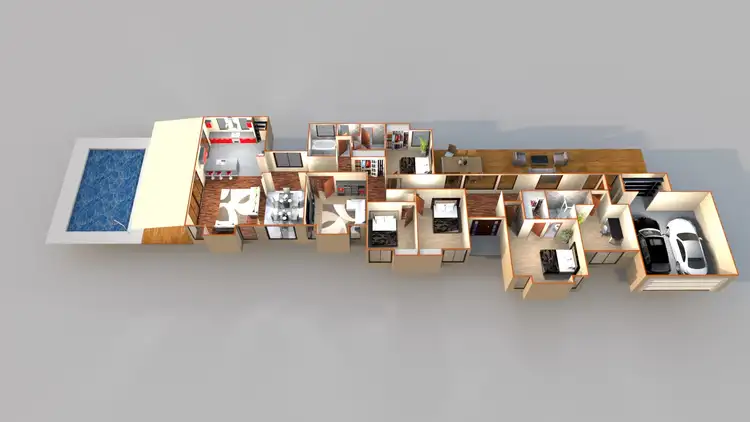 Floorplan of Homely house listing, 56 White Cedar Road, Pullenvale QLD 4069
