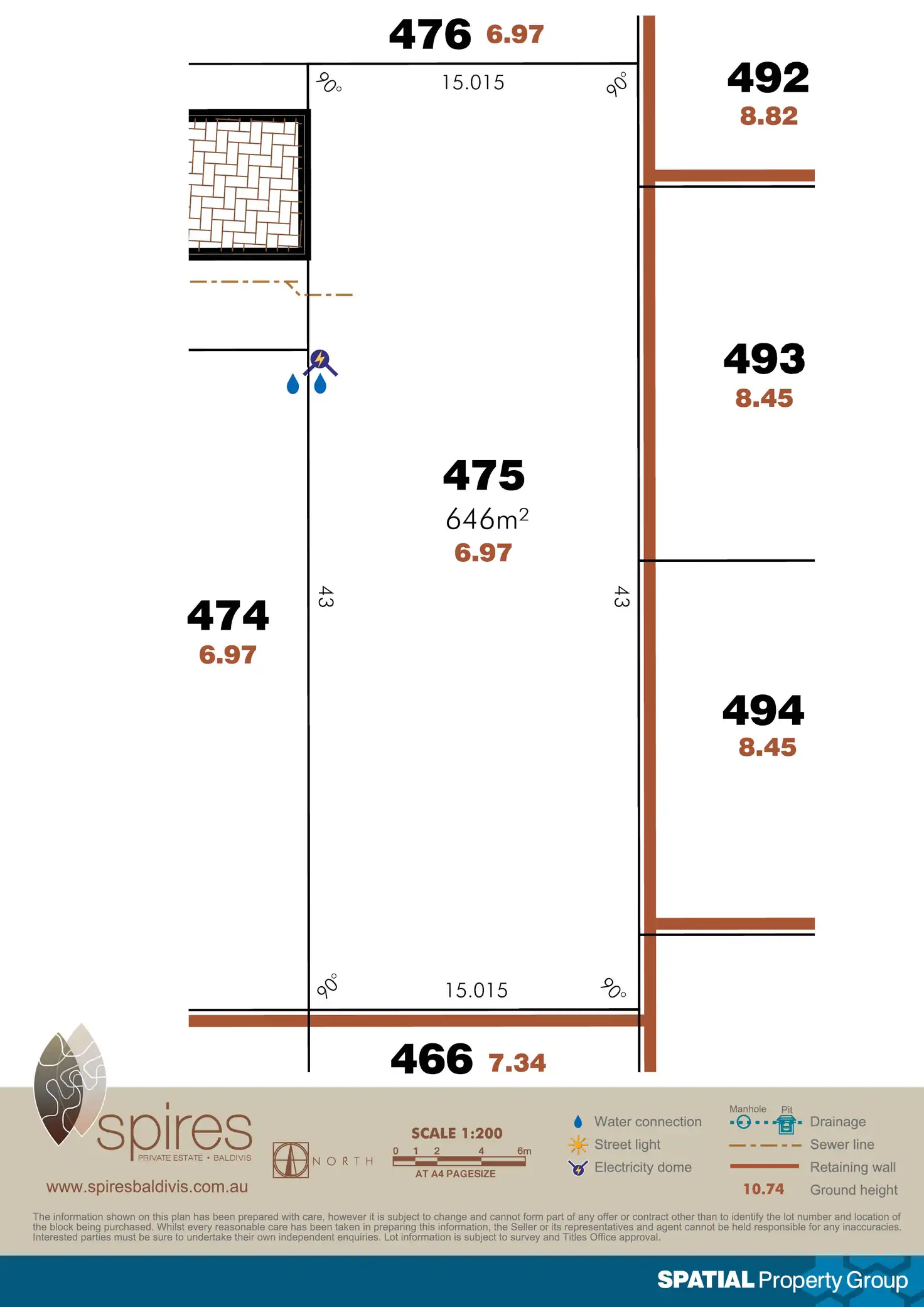 Floorplan of Homely land listing, Lot 475 Edmonton Loop, Baldivis WA 6171