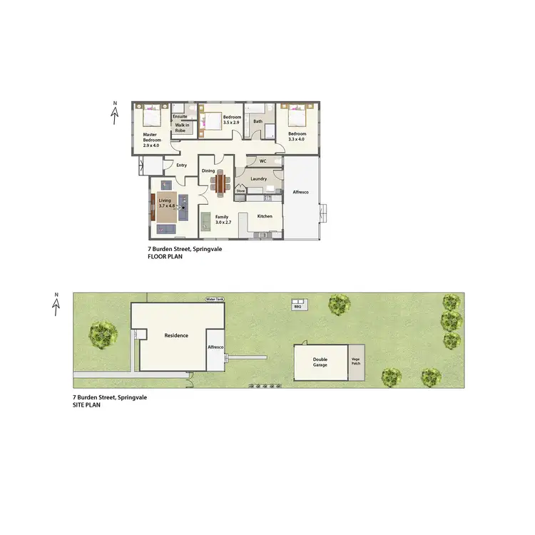 Floorplan of Homely house listing, 7 Burden Street, Springvale VIC 3171