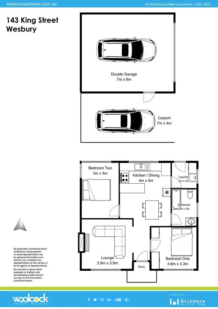 Floorplan of Homely house listing, 143 King Street, Westbury TAS 7303