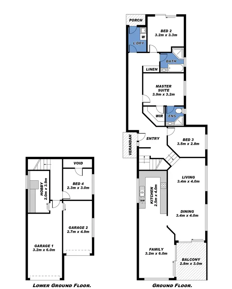 Floorplan of Homely house listing, 34 Grantley Avenue, Victor Harbor SA 5211
