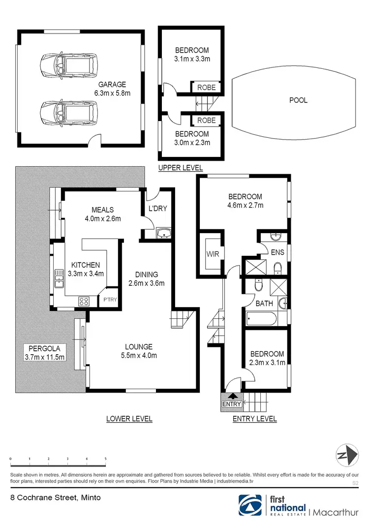 Floorplan of Homely house listing, 8 Cochrane Street, Minto NSW 2566
