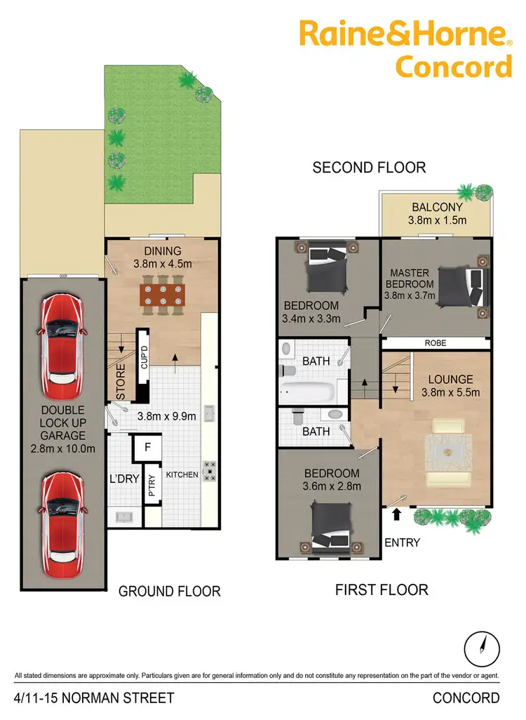 Floorplan of Homely townhouse listing, 4/11-15 Norman Street, Concord NSW 2137
