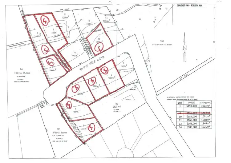 Floorplan of Homely land listing, 17-24 Bonnie Vale Drive, Howden TAS 7054