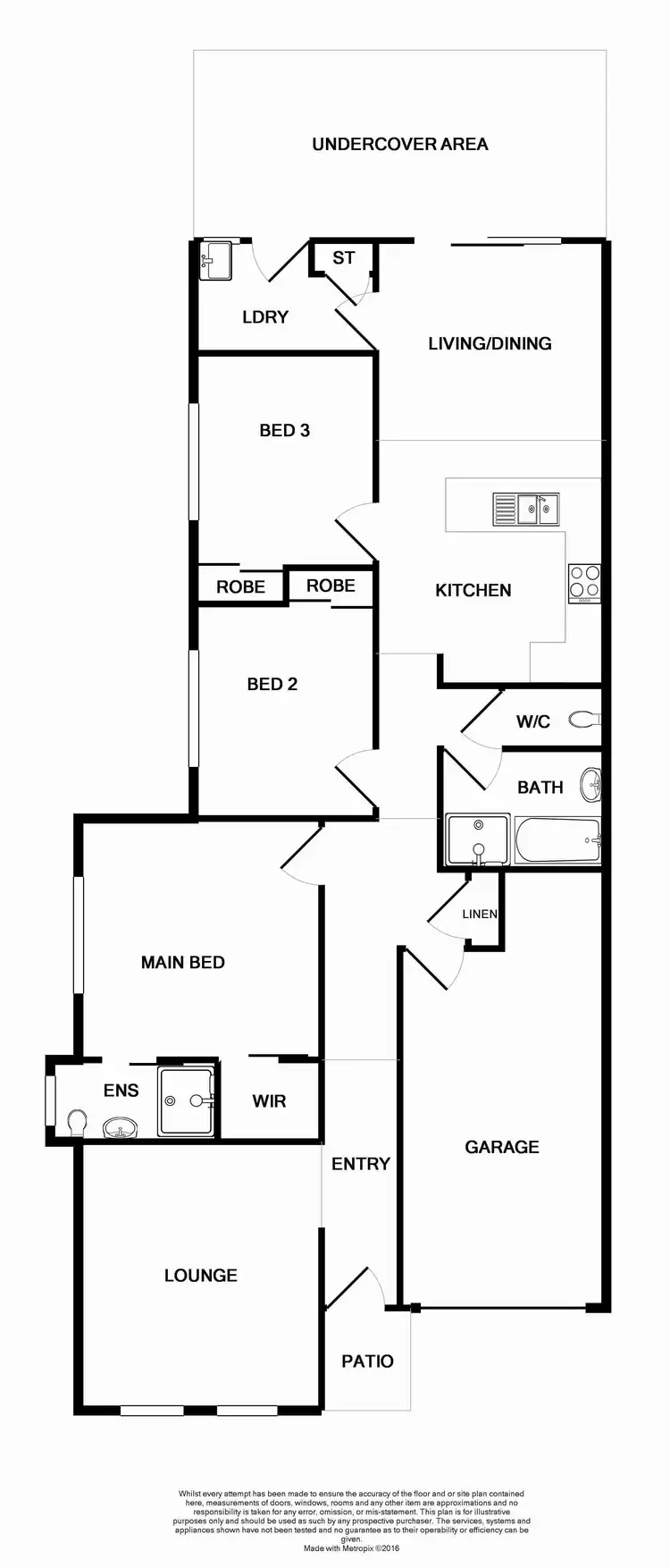 Floorplan of Homely house listing, 1/4 Upington Drive, East Maitland NSW 2323