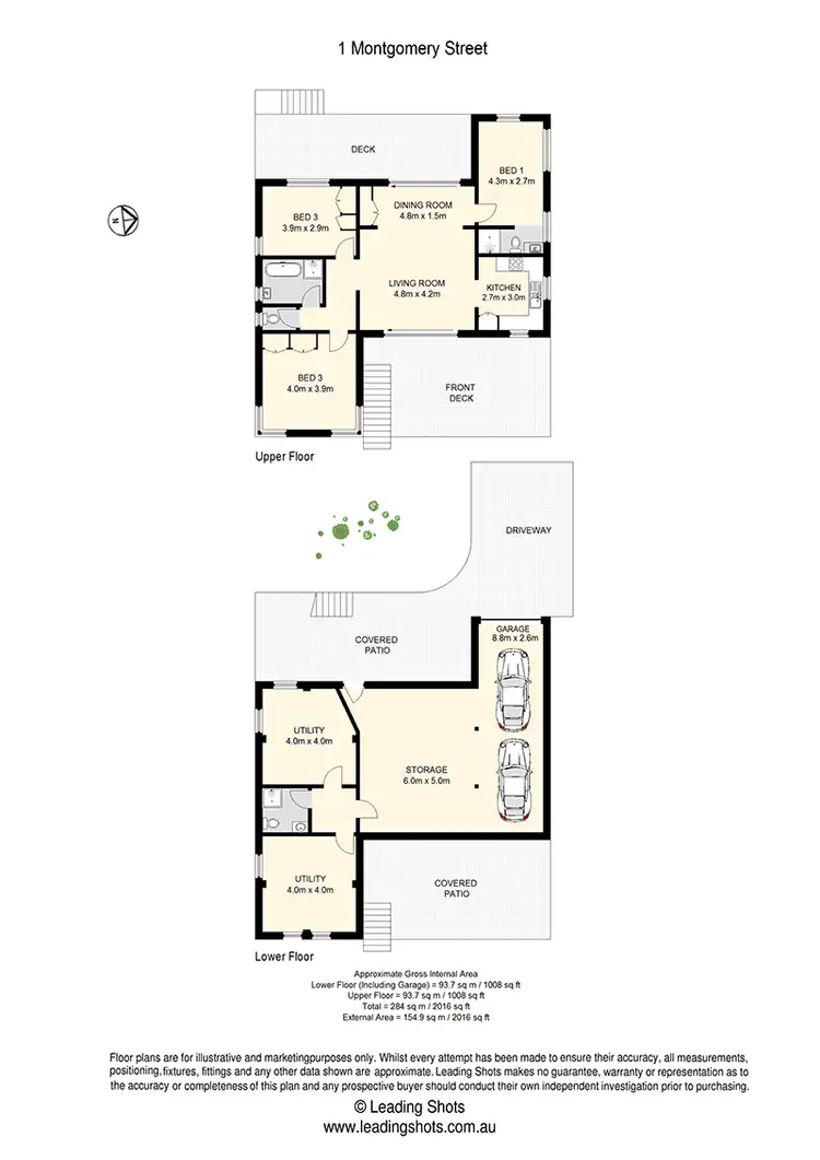 Floorplan of Homely house listing, 1 Montgomery Street, Gordon Park QLD 4031