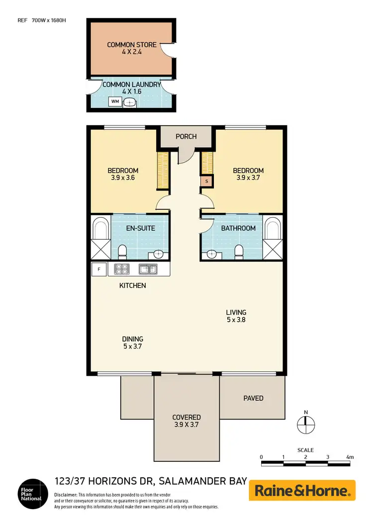 Floorplan of Homely house listing, 132 37 Horizons Drive, Salamander Bay NSW 2317