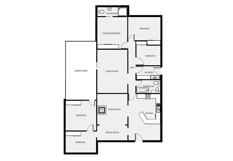 Floorplan of Homely house listing, 44 Eleventh Street, Mildura VIC 3500
