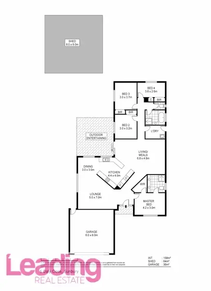 Floorplan of Homely house listing, 6 Daly Close, Sunbury VIC 3429