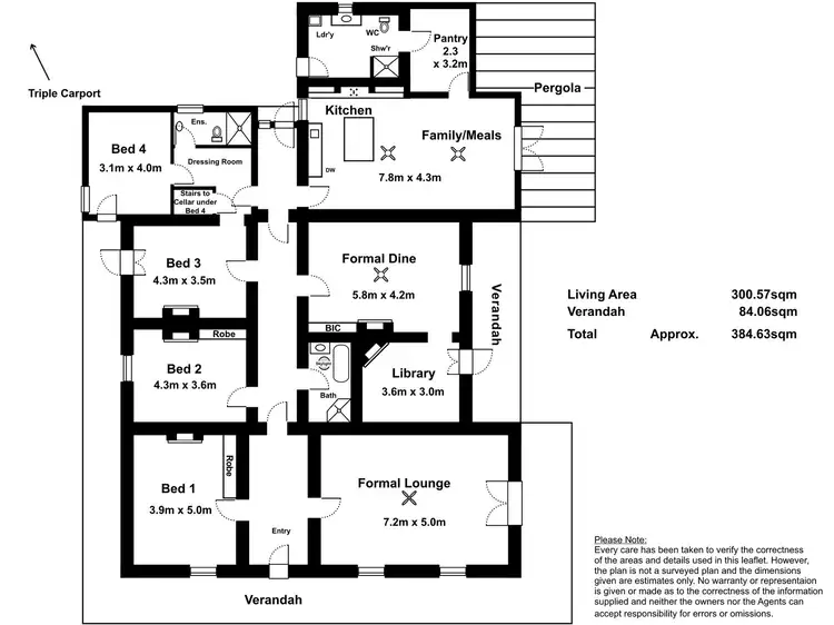 Floorplan of Homely house listing, 536 Craigmore Road, One Tree Hill SA 5114