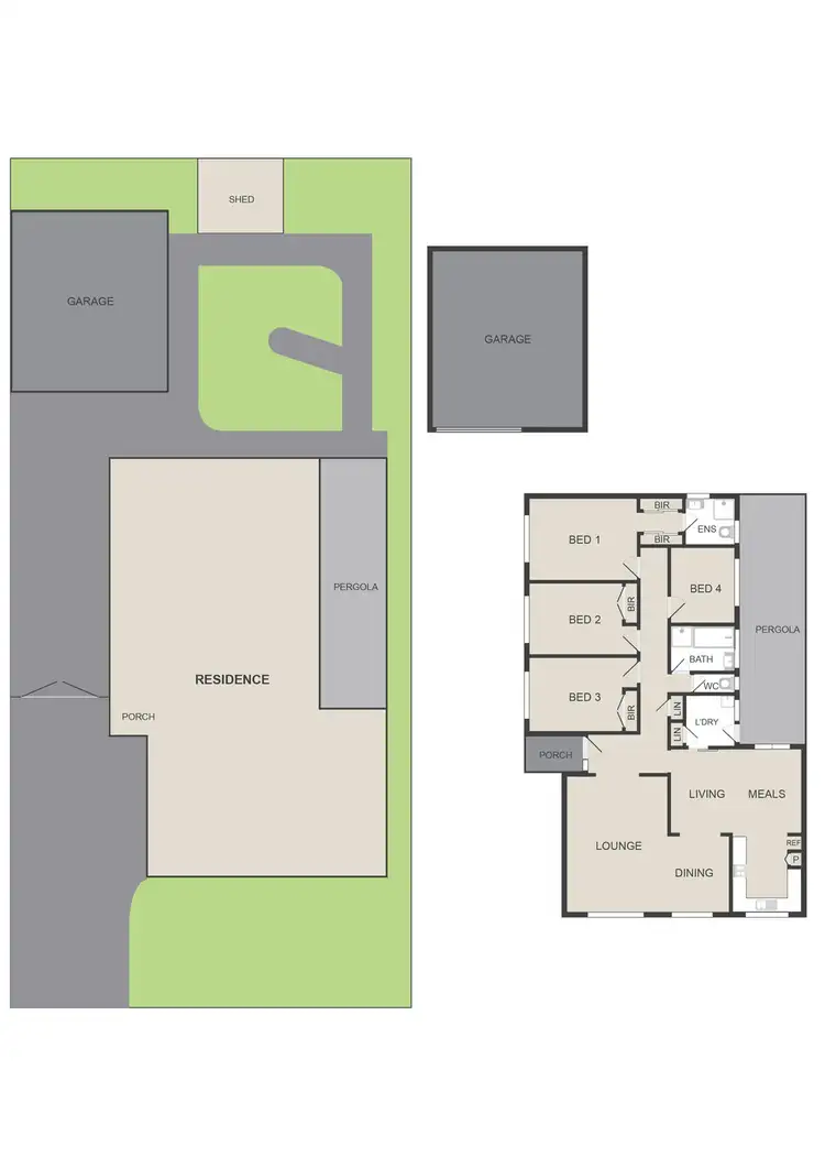 Floorplan of Homely house listing, 52 Moorhead Drive, Mill Park VIC 3082