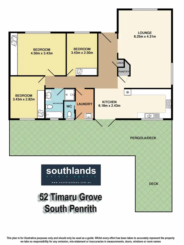 Floorplan of Homely house listing, 52 Timaru Grove, South Penrith NSW 2750
