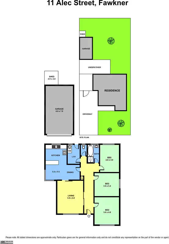 Floorplan of Homely house listing, 11 Alec Crescent, Fawkner VIC 3060