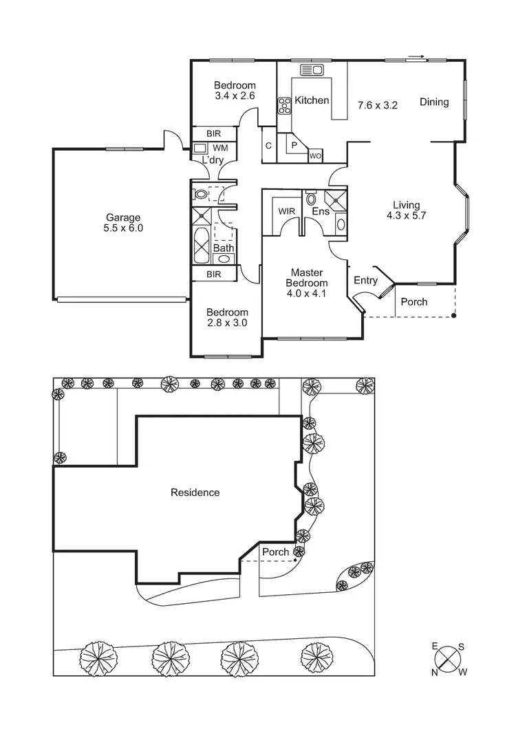 Floorplan of Homely unit listing, 1/88 Herbert St, Mornington VIC 3931
