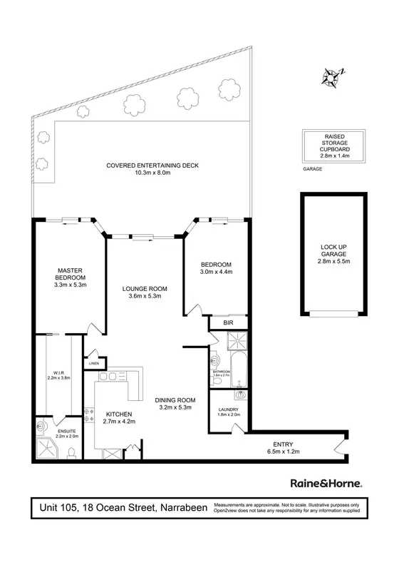 Floorplan of Homely apartment listing, 105/18 Ocean St, Narrabeen NSW 2101