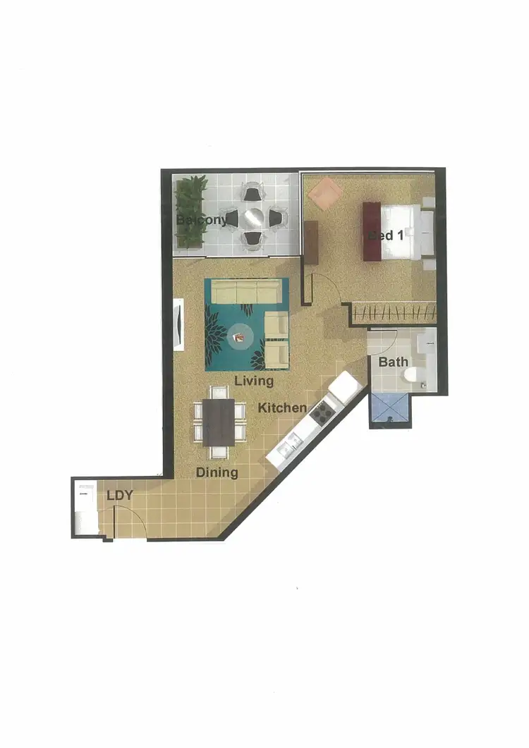 Floorplan of Homely apartment listing, 503/135-137 Pacific Highway, Hornsby NSW 2077