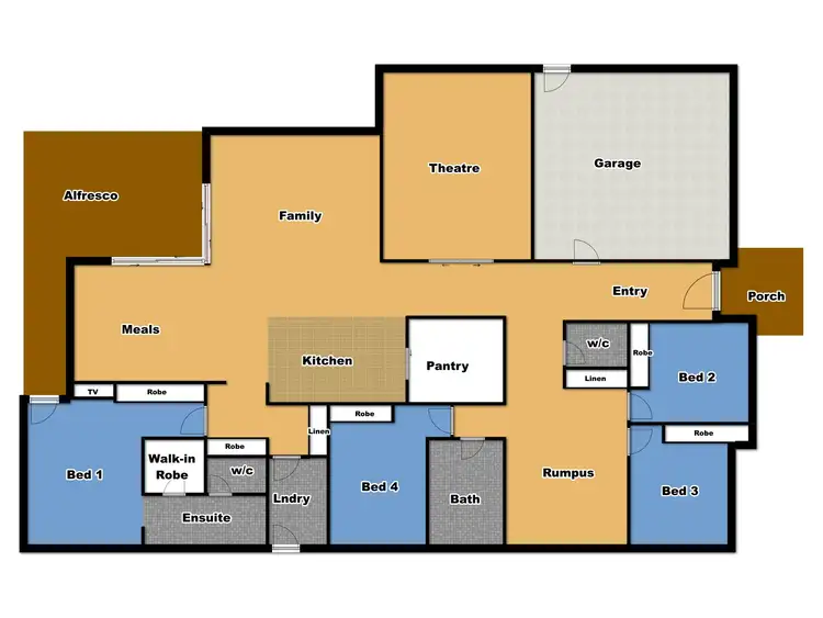Floorplan of Homely house listing, 40 Lakeside Circuit, Dubbo NSW 2830