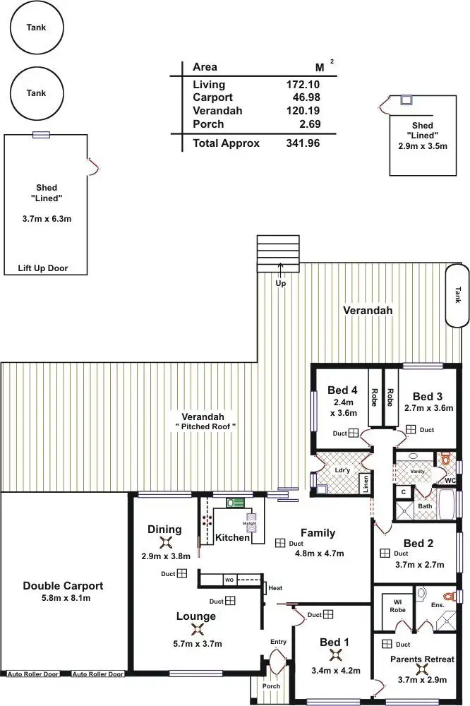 Floorplan of Homely house listing, 29 Berrett Road, Gawler East SA 5118
